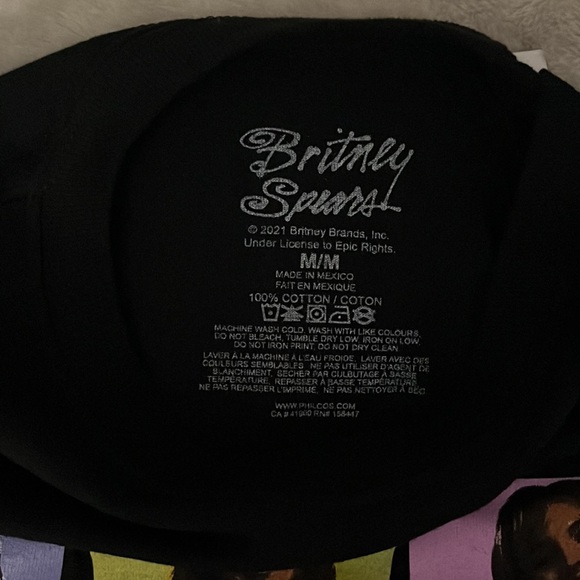 New, never been worn Britney Spears Black Short Sleeve T Shirt - Picture 3 of 3